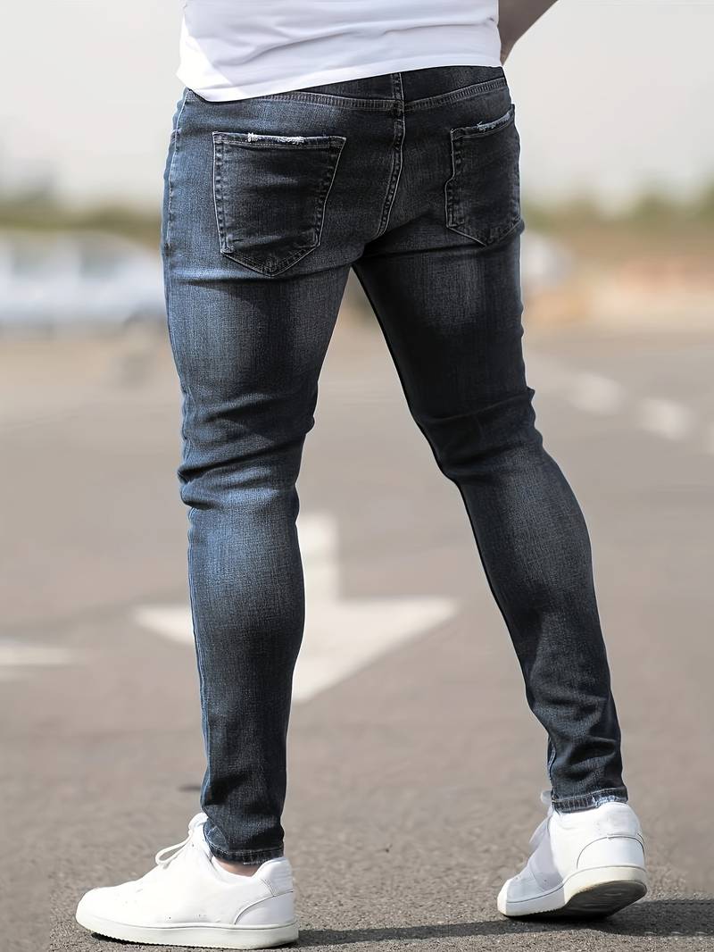 Luvik | Slim Fit Stretch Farkut Miehille