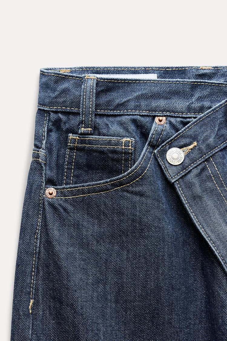 Luvik | Rise Loose Fit Crossover Waist Jeans
