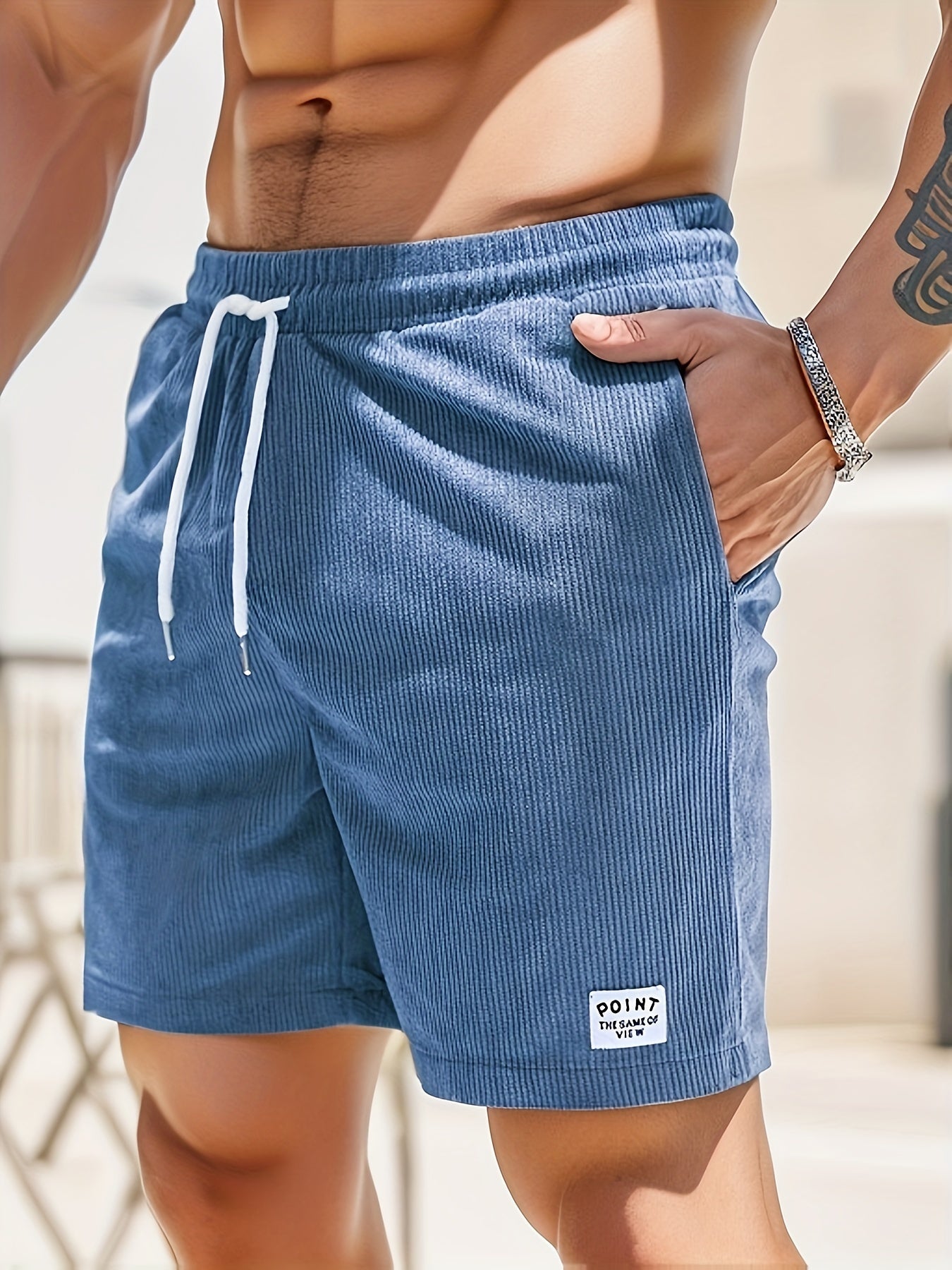 Luvik | Miesten Rentoa Slim Fit Lyhyet Housut