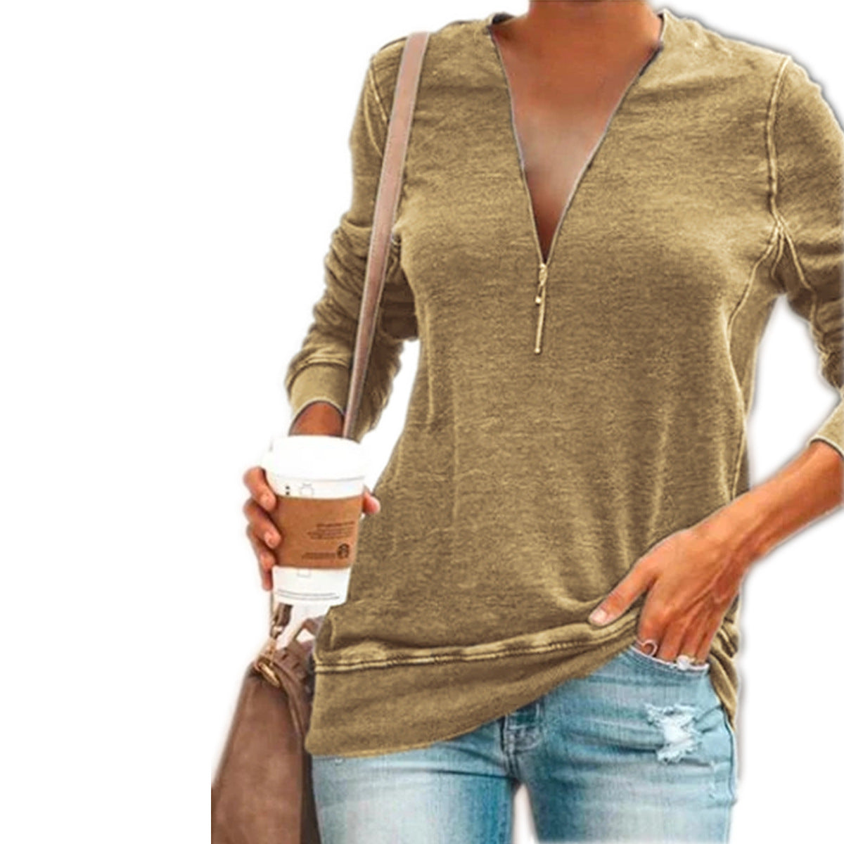 Luvik | T-shirt d'hiver chic et polyvalent