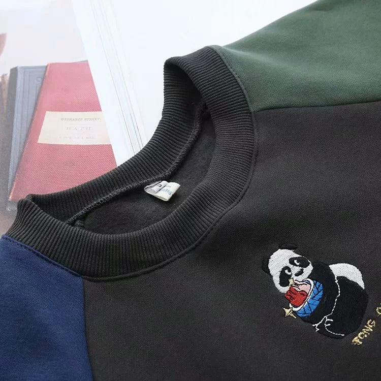 Luvik | Raglan-sleeve Värikoordinoitu Lörttömäinen Neule Naisille