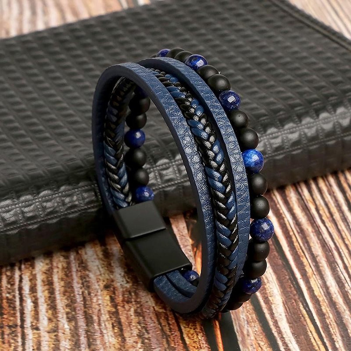 Luvik | Stilvolles Lederarmband Satz Für Herren