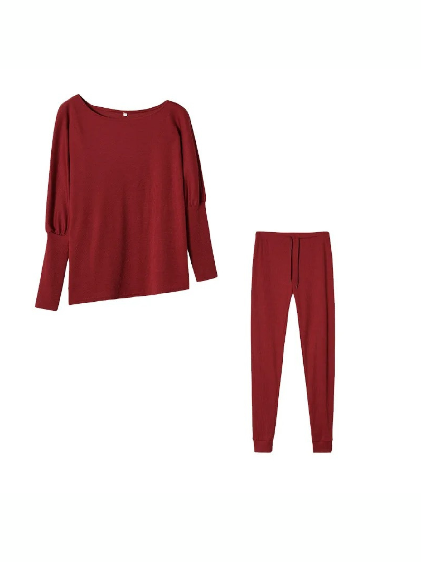 Luvik | Naisten Kotiasu Tyylikäs Off Shoulder Paita Ja Leggings Sarja
