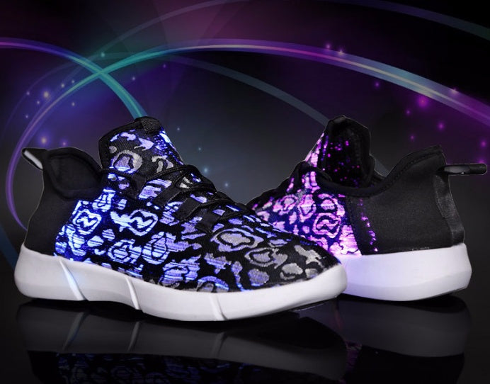 Luvik | Leuchtende Herren Sneakers Mit Usb Aufladung
