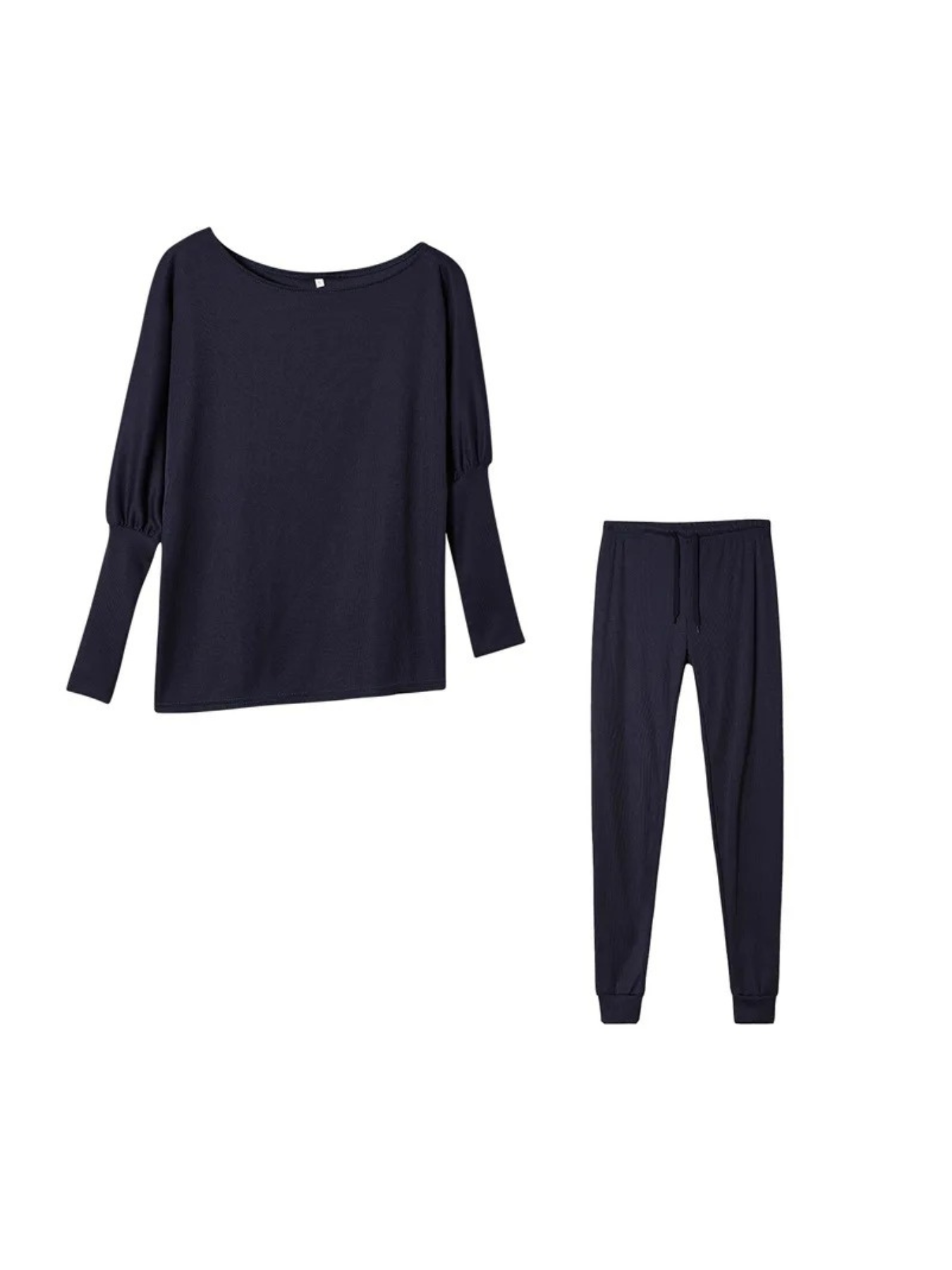 Luvik | Naisten Kotiasu Tyylikäs Off Shoulder Paita Ja Leggings Sarja