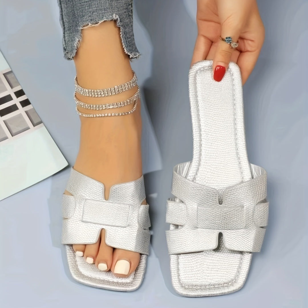 Luvik | Sandalen Mit Eckiger Spitze Und Sommerlichem Hohlschnitt
