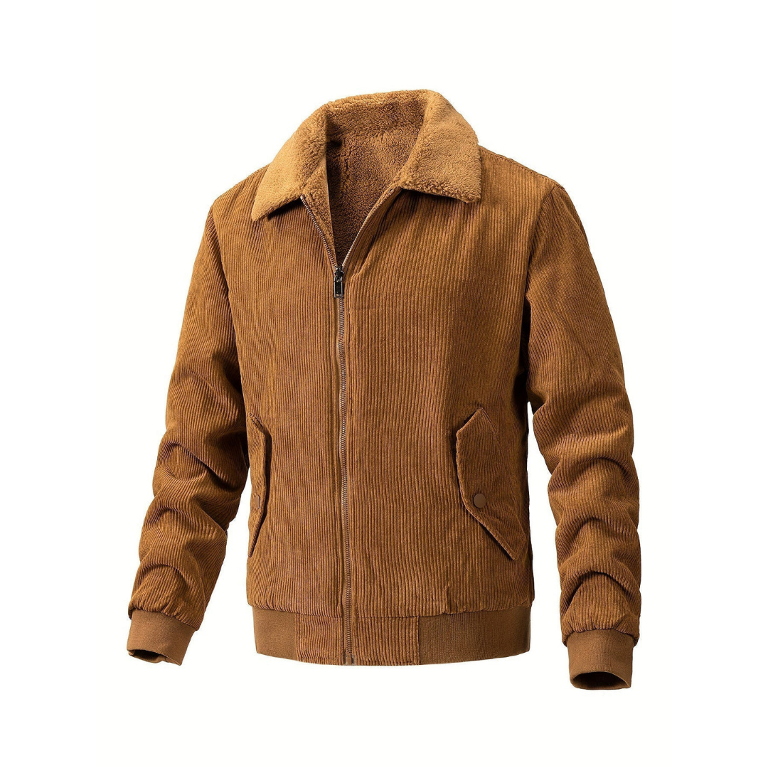 Luvik | Cord jacket Pehmeällä kauluksella Miehille