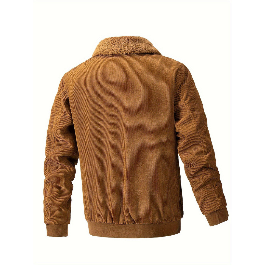 Luvik | Cord jacket Pehmeällä kauluksella Miehille