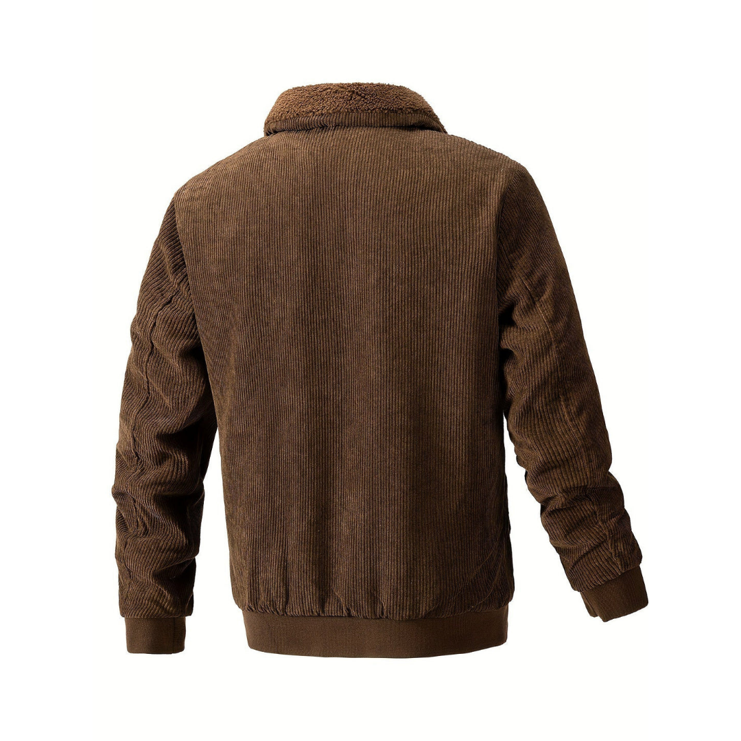 Luvik | Cord jacket Pehmeällä kauluksella Miehille