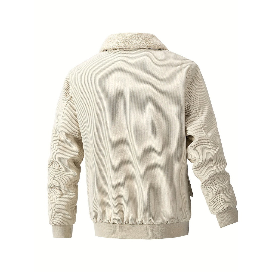 Luvik | Cord jacket Pehmeällä kauluksella Miehille