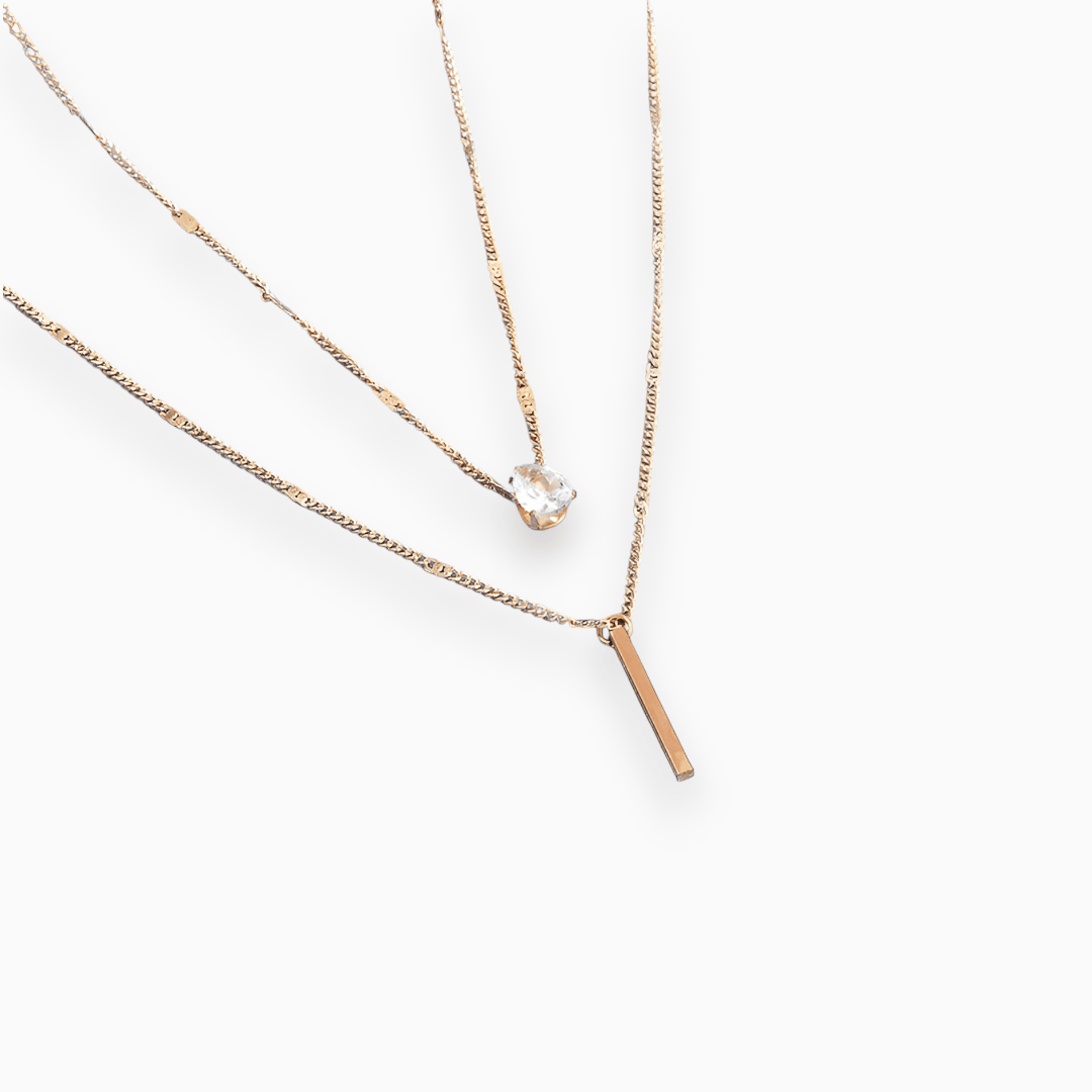 Luvik | Loistava ruudukko kaulaketju elegantilla kiillolla naisille