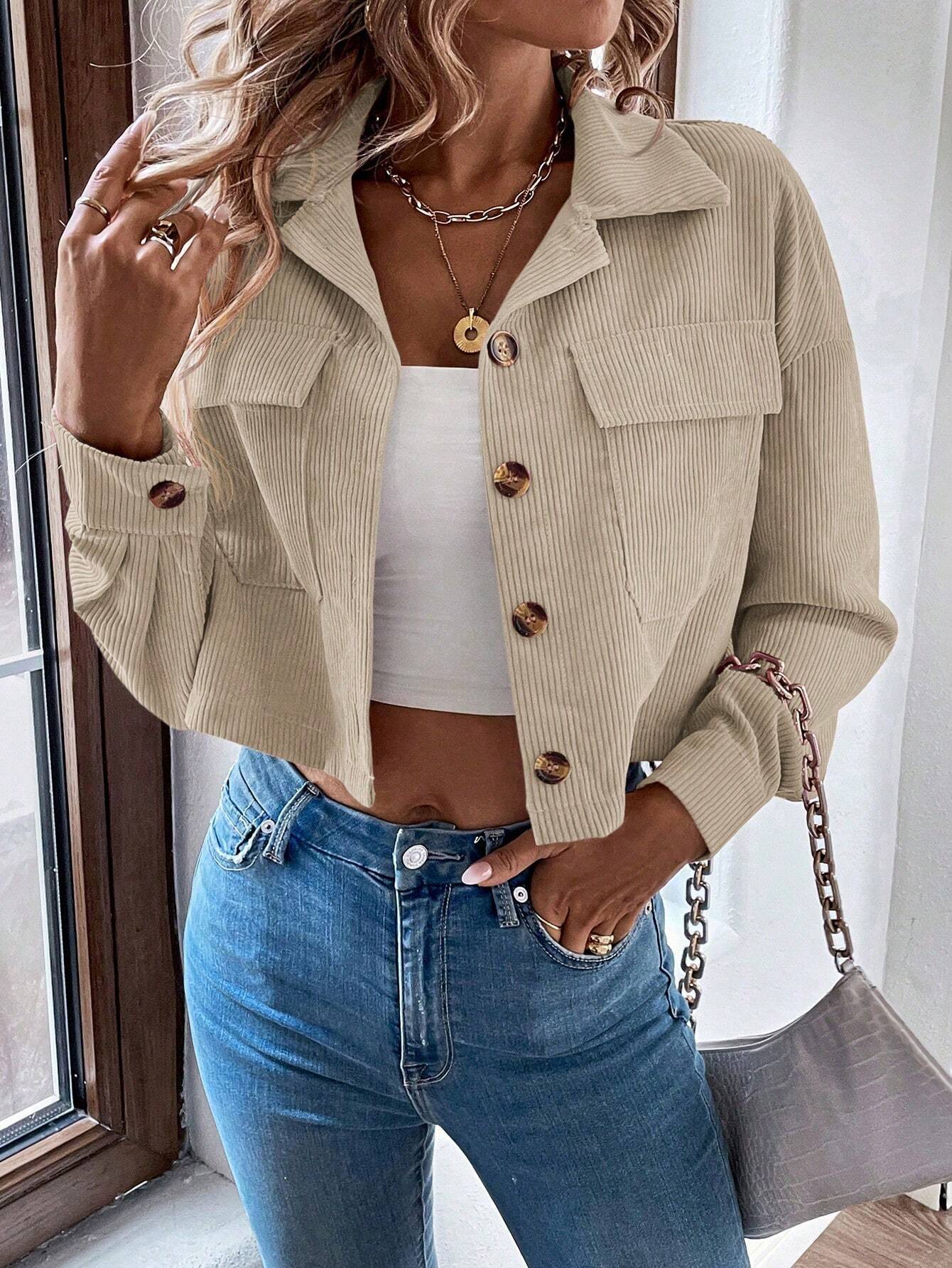 Luvik | Olka Crop Cord jacket