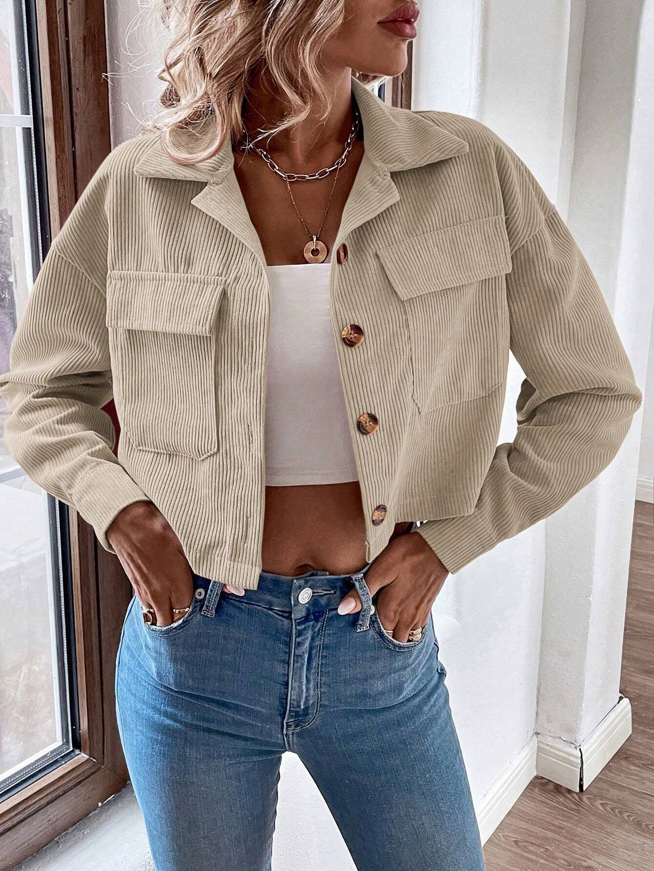 Luvik | Olka Crop Cord jacket