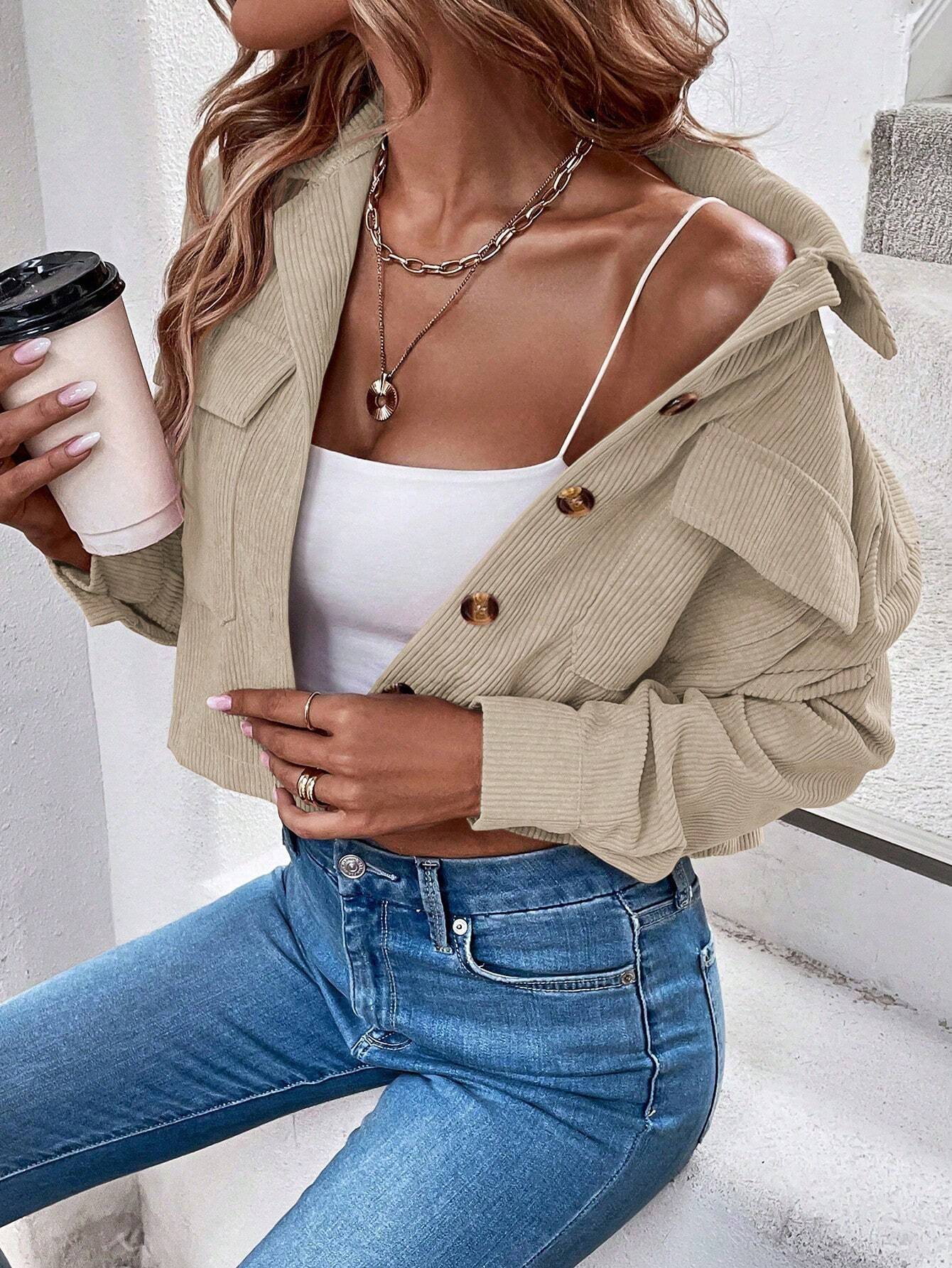 Luvik | Olka Crop Cord jacket