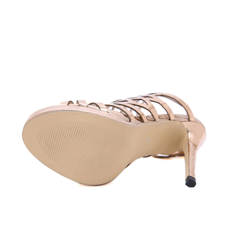 Luvik | Gladiatori Peep Toe Korkoken Sandalit