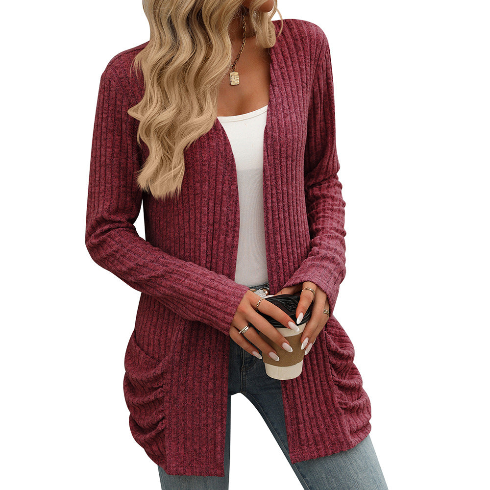 Luvik | Kevät ja syksy plus size T-paita V-pääntiölle naisille Solid