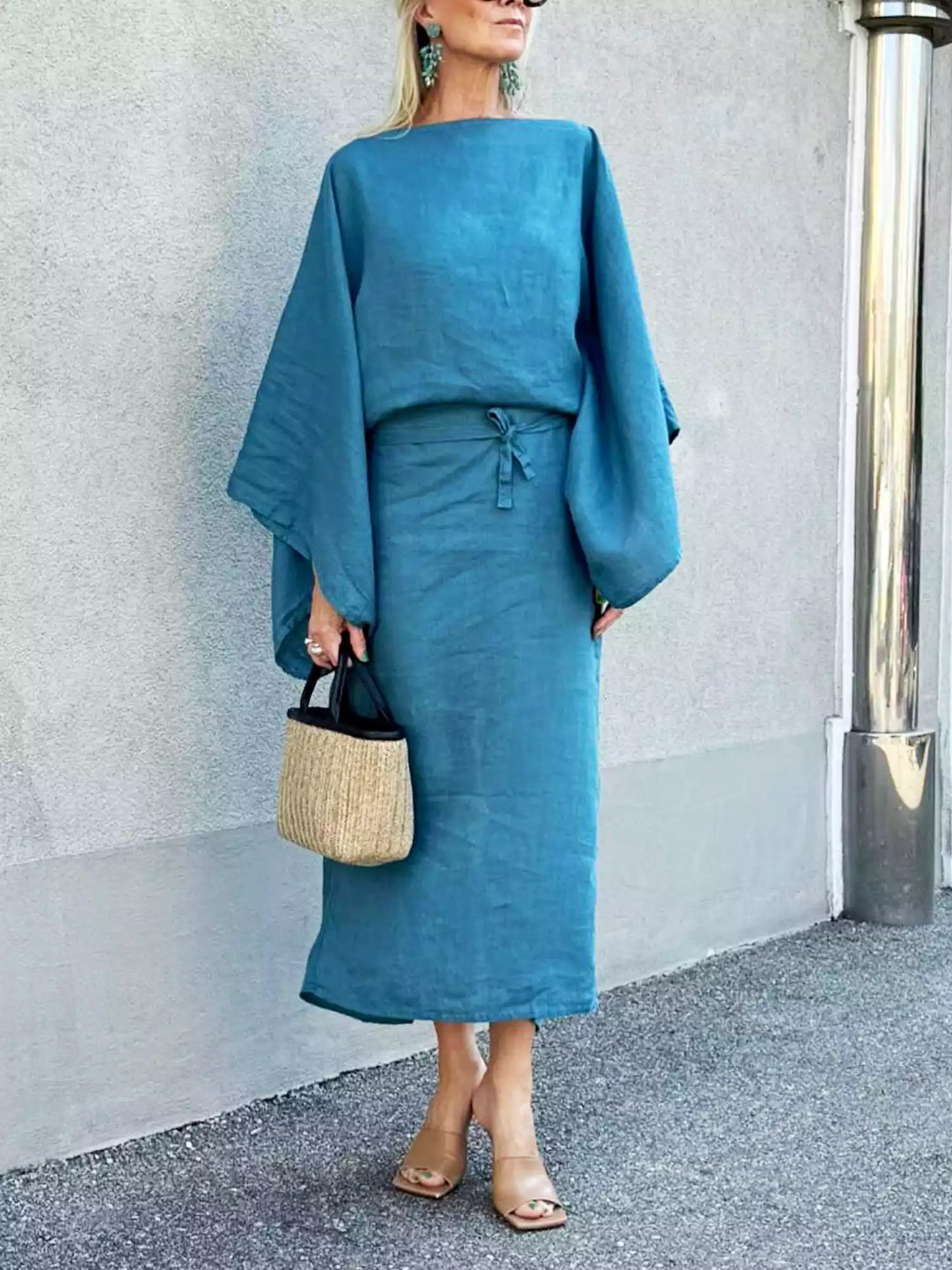 Luvik | Vaativat Draped Musta Mekko Naisille