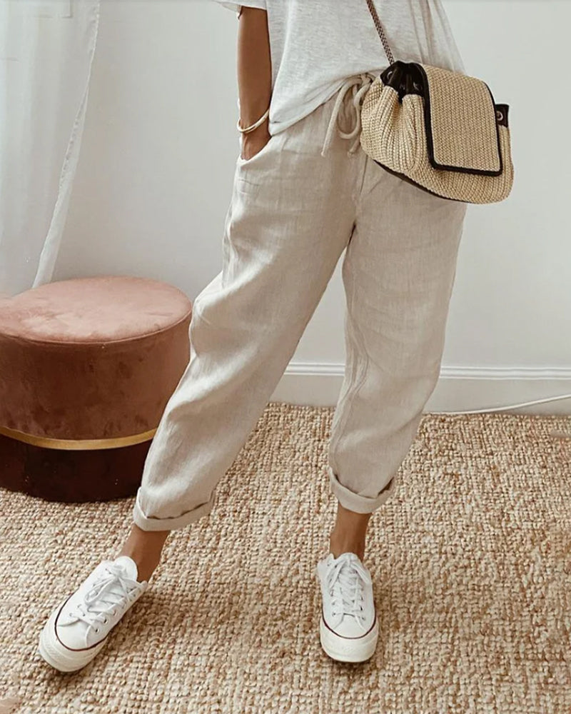 Luvik | Antihikoilu Luxe Pellavahousut