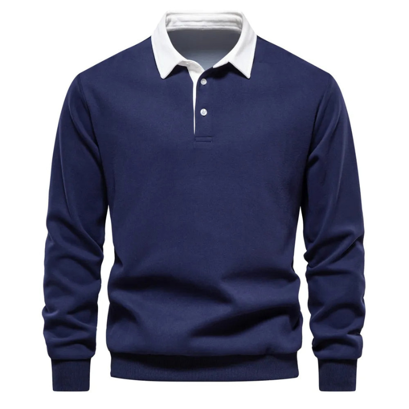 Luvik | Klassinen Pitkähiha Polo-shirts Miehille