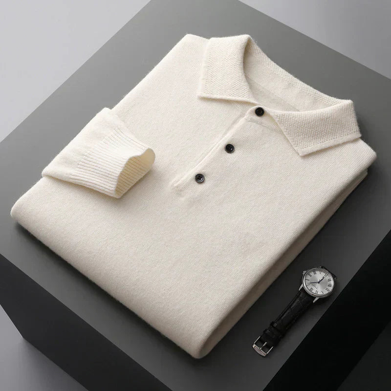 Luvik-Fashion | Long Sleeve Polo Shirt