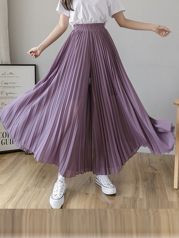 Luvik | Pleat Trousers With High Waist For Women