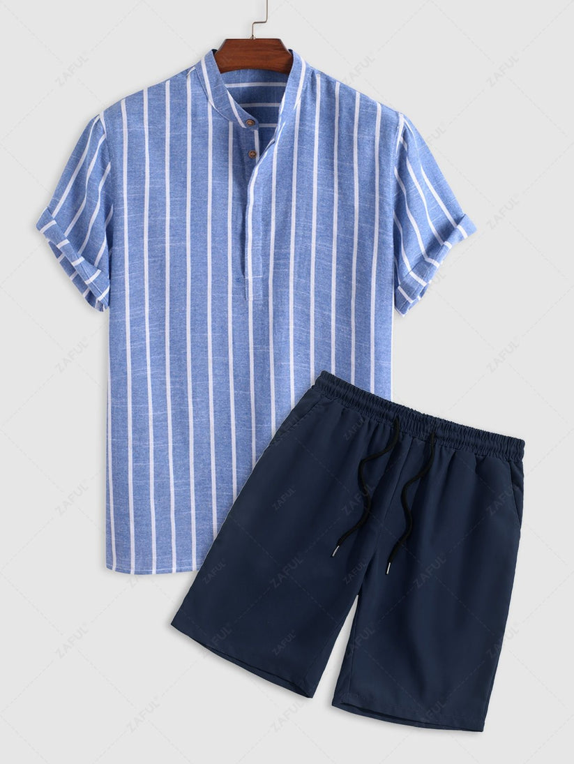 Luvik | Shorts and stylish linen shirt