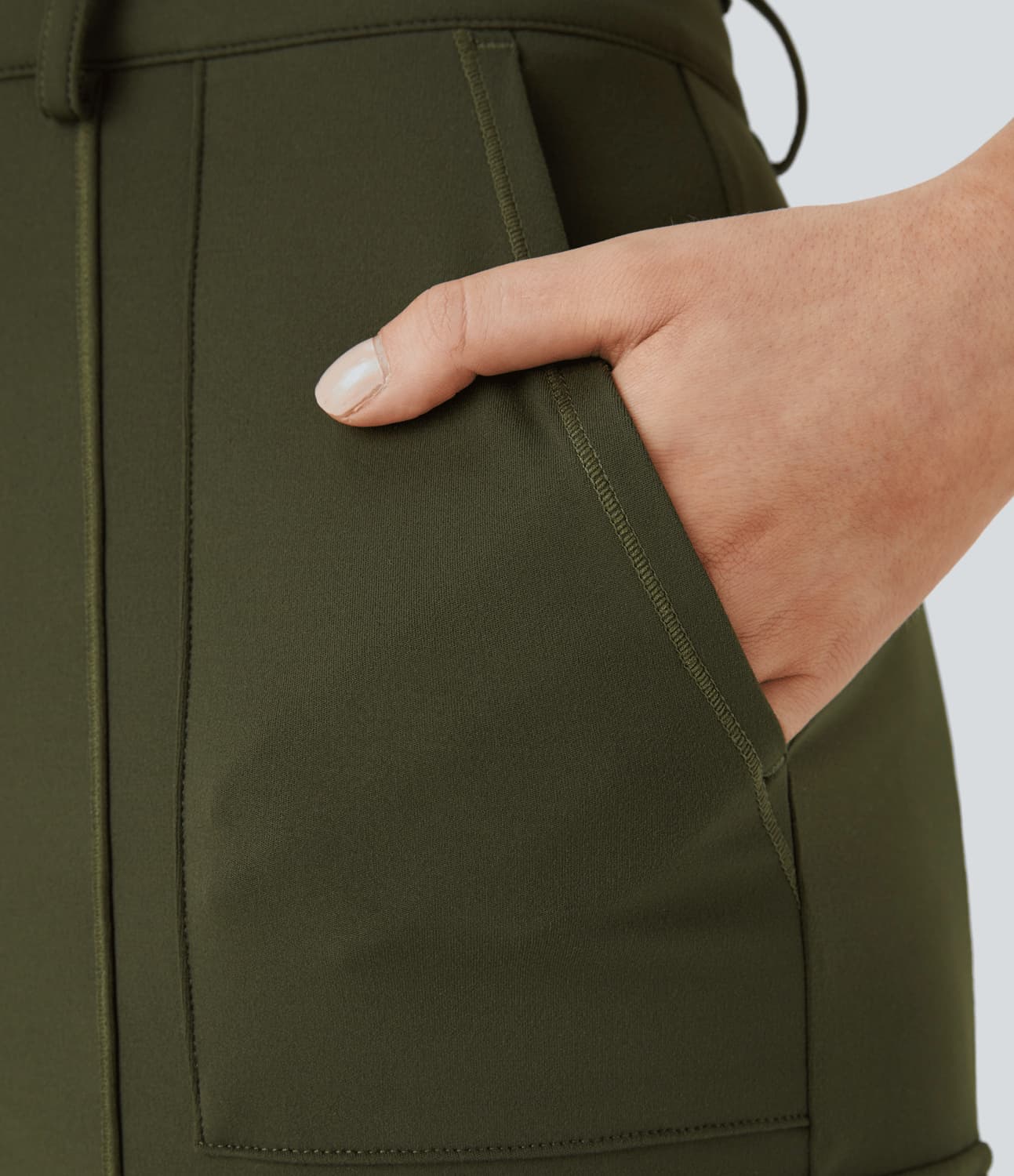Luvik | Skinny Cargo Housut Taskuilla