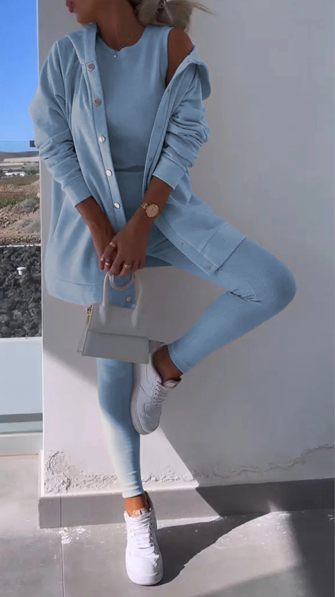 Heidi-Mode | Vest and sweatshirt with hood Schuyler