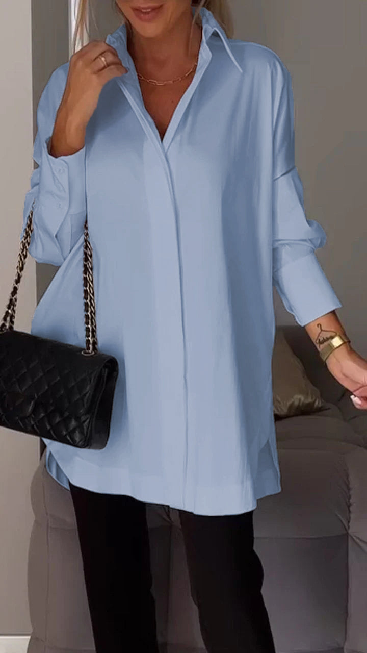 Heidi-Mode | Stylish blouse made of large silk chiffon