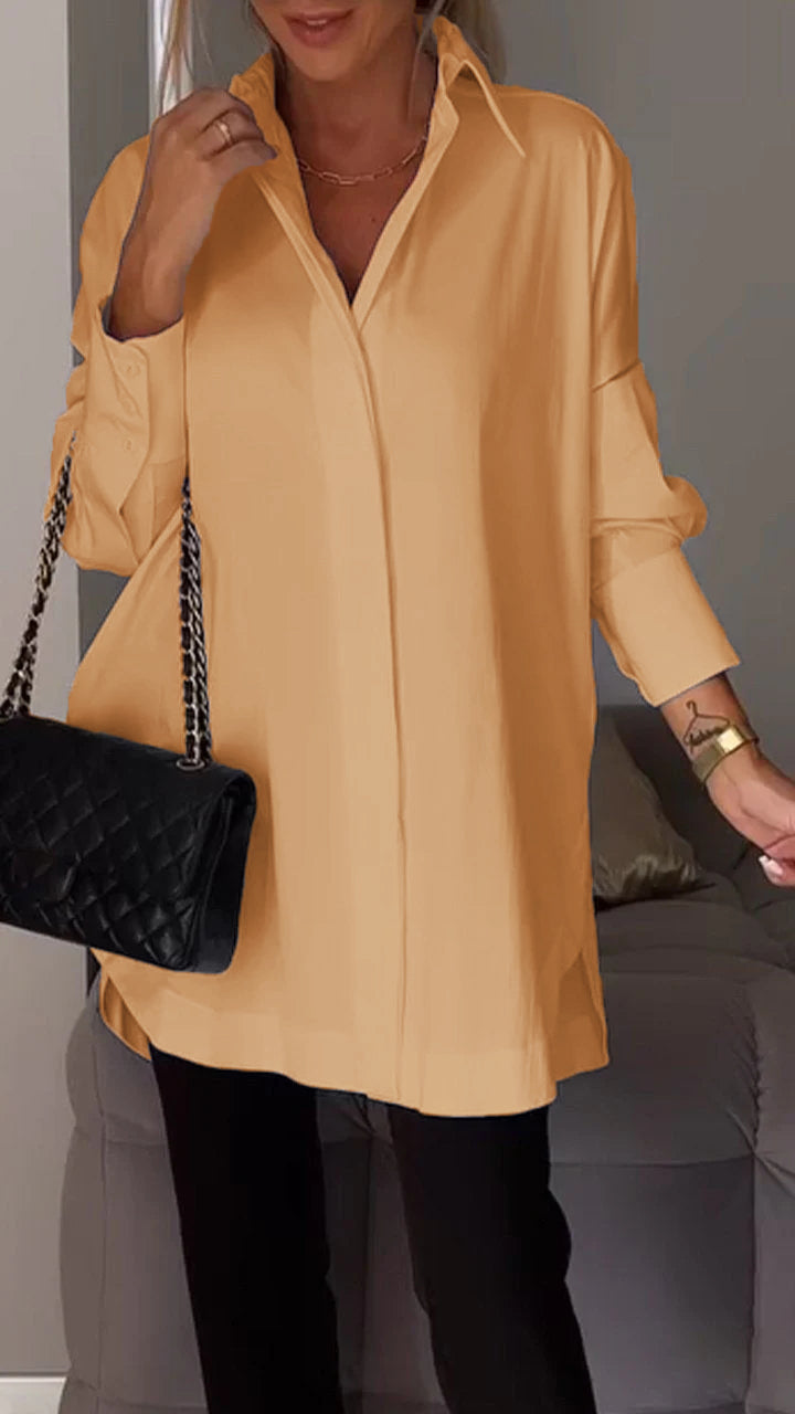 Heidi-Mode | Stylish blouse made of large silk chiffon