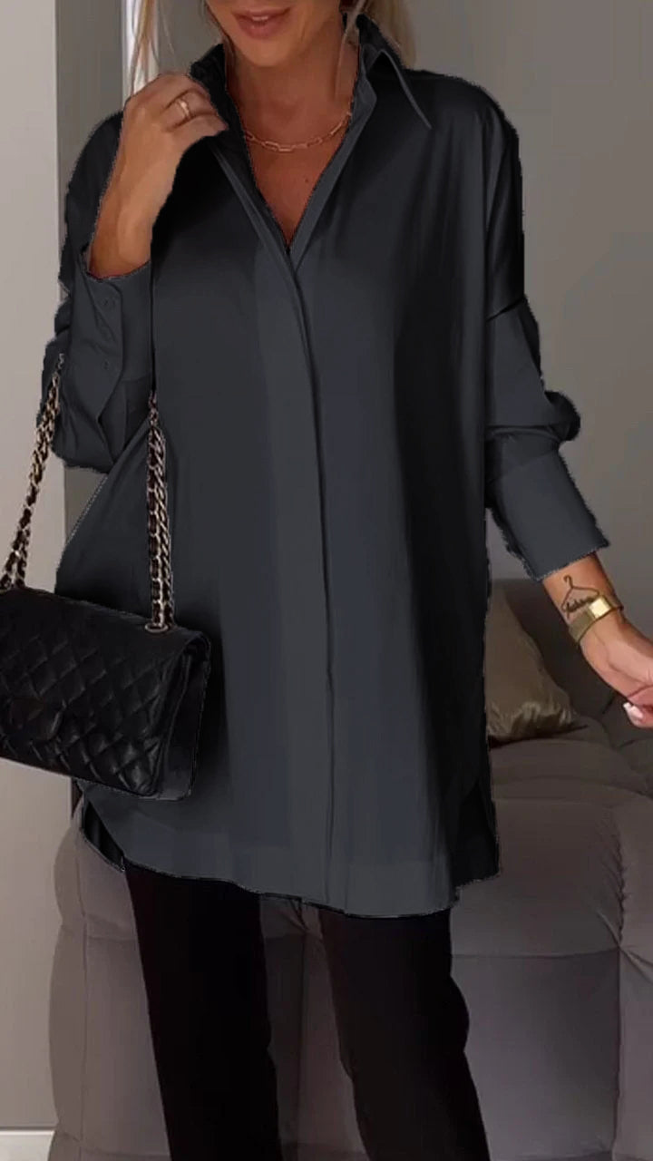 Heidi-Mode | Stylish blouse made of large silk chiffon