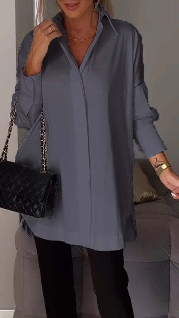 Heidi-Mode | Stylish blouse made of large silk chiffon