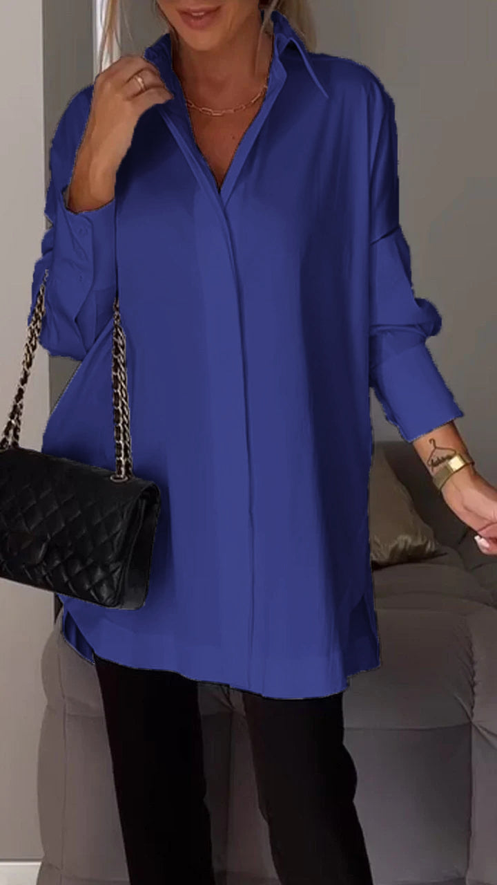 Heidi-Mode | Stylish blouse made of large silk chiffon