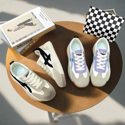 Luvik | Modernit Värikkäät Sneakerit Paksupohjalla Naisille