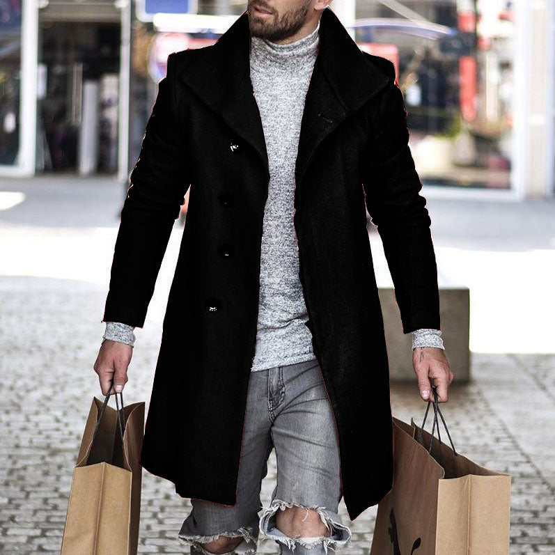 Luvik | Eleganter Langer Herrenmantel