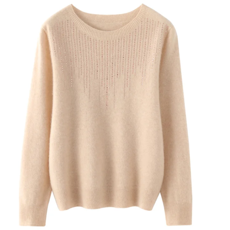 Luvik | Elegant women's knit with decorative stones