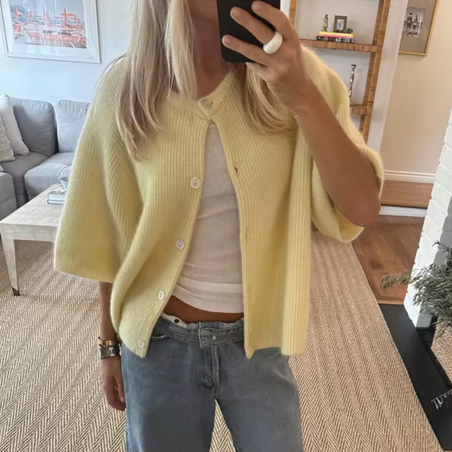 Luvik | Neule Lyhythihainen Cardigan