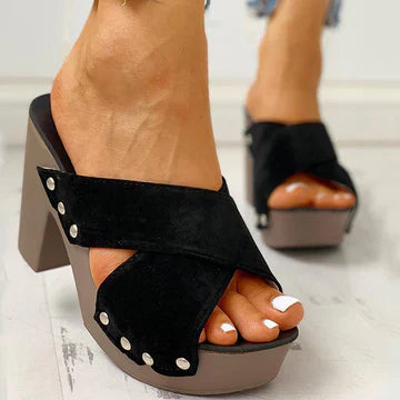 Luvik | Sandals with Chunky Heel