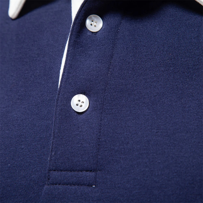 Luvik | Klassinen Pitkähiha Polo-shirts Miehille