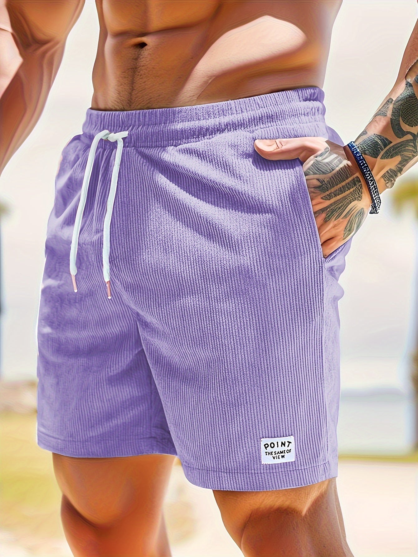 Luvik | Miesten Rentoa Slim Fit Lyhyet Housut