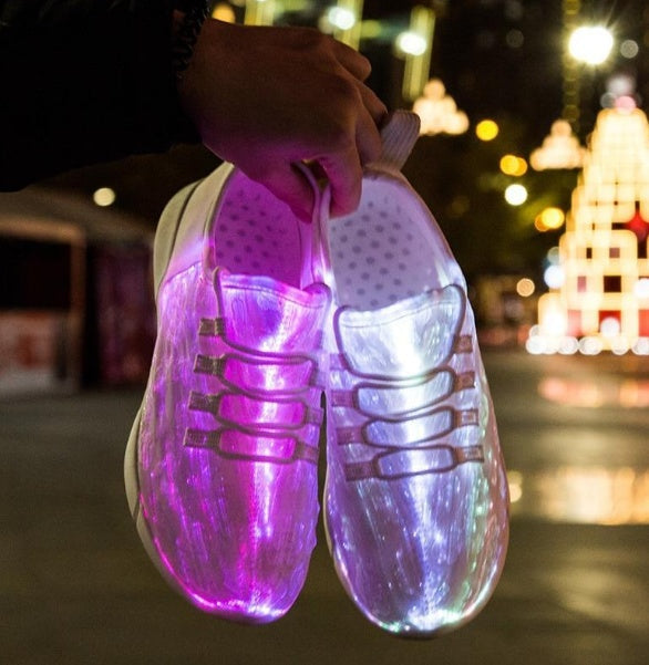 Luvik | Leuchtende Herren Sneakers Mit Usb Aufladung