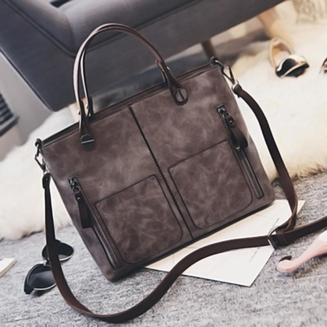 Luvik | Elegant and Luxurious Shoulder Bag - Musta