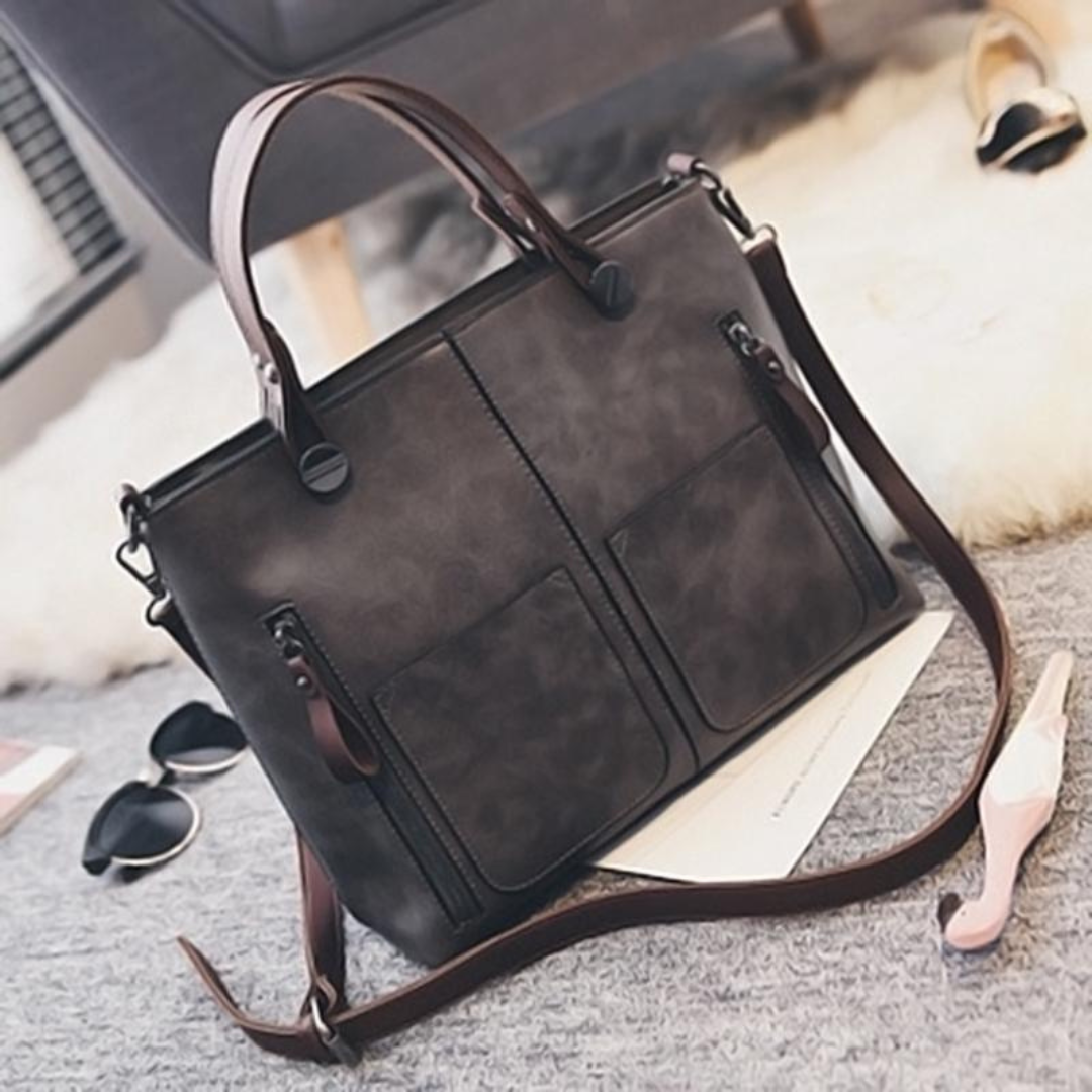 Luvik | Elegant and Luxurious Shoulder Bag - Musta