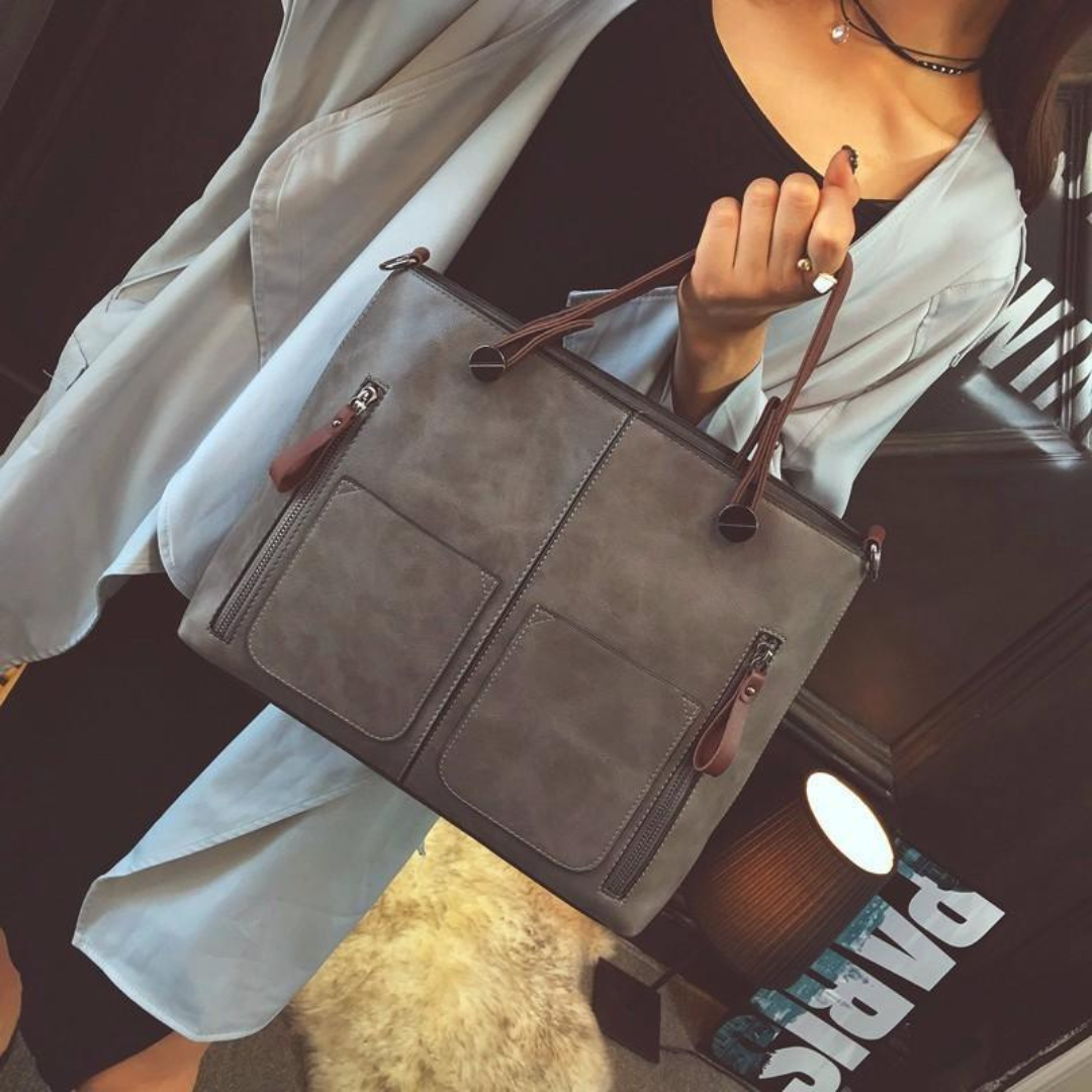 Luvik | Elegant and Luxurious Shoulder Bag - Musta