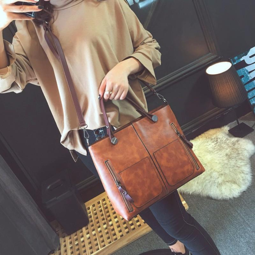 Luvik | Elegant and Luxurious Shoulder Bag - Musta