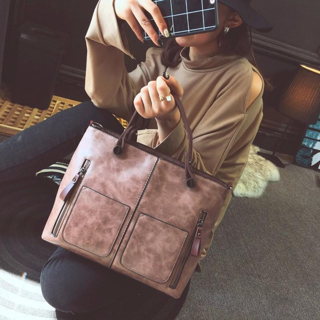 Luvik | Elegant and Luxurious Shoulder Bag - Musta