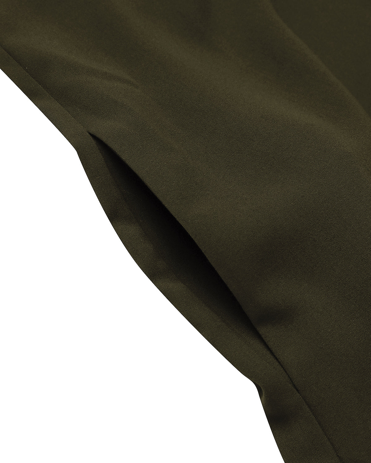 Luvik | Women's Button Pleat V-neck Loose Mini Dress with Pockets