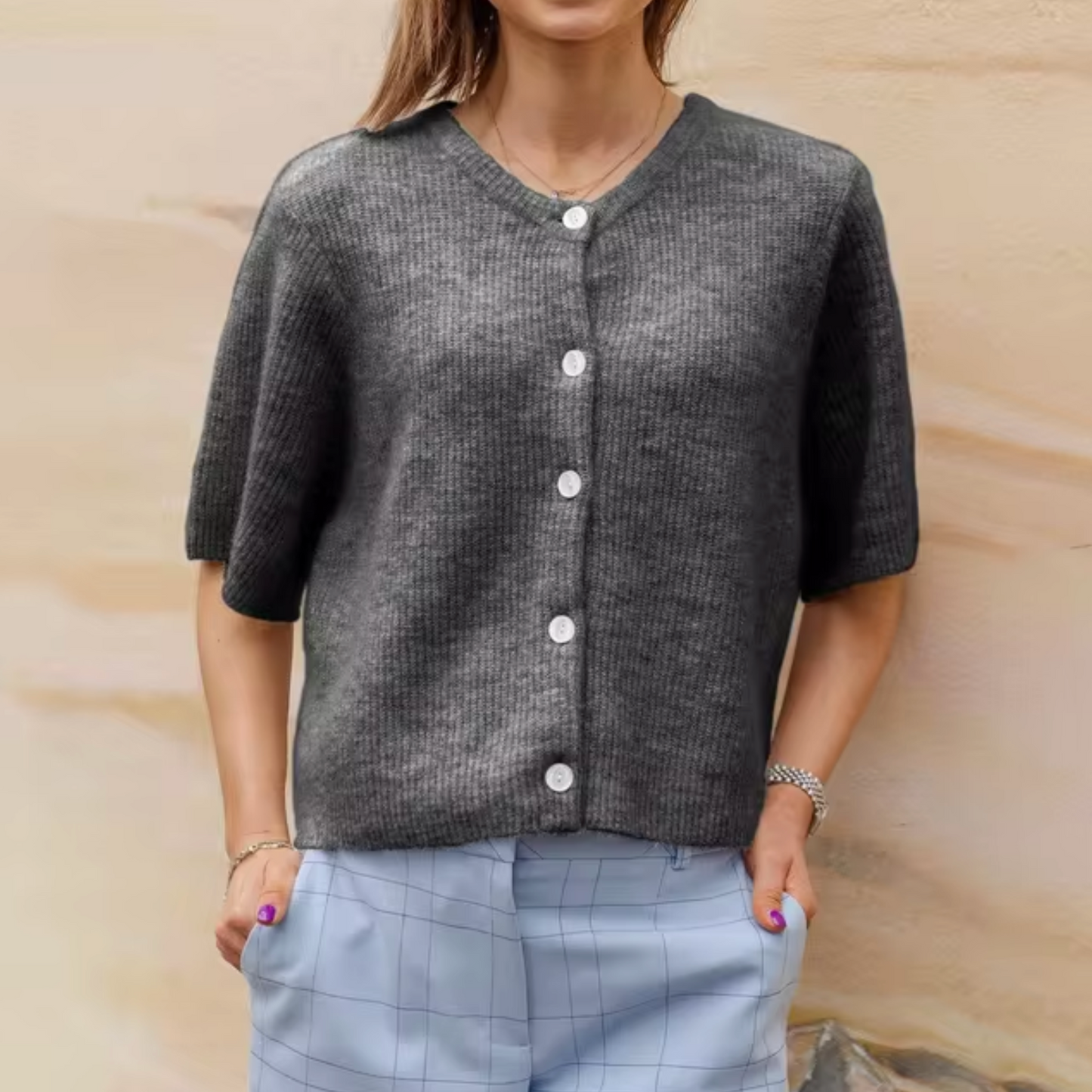 Luvik | Neule Lyhythihainen Cardigan