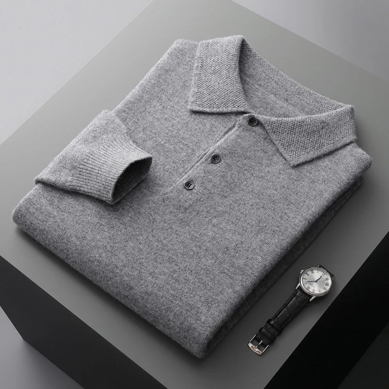 Luvik-Fashion | Long Sleeve Polo Shirt