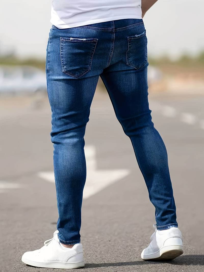 Luvik | Slim Fit Stretch Farkut Miehille